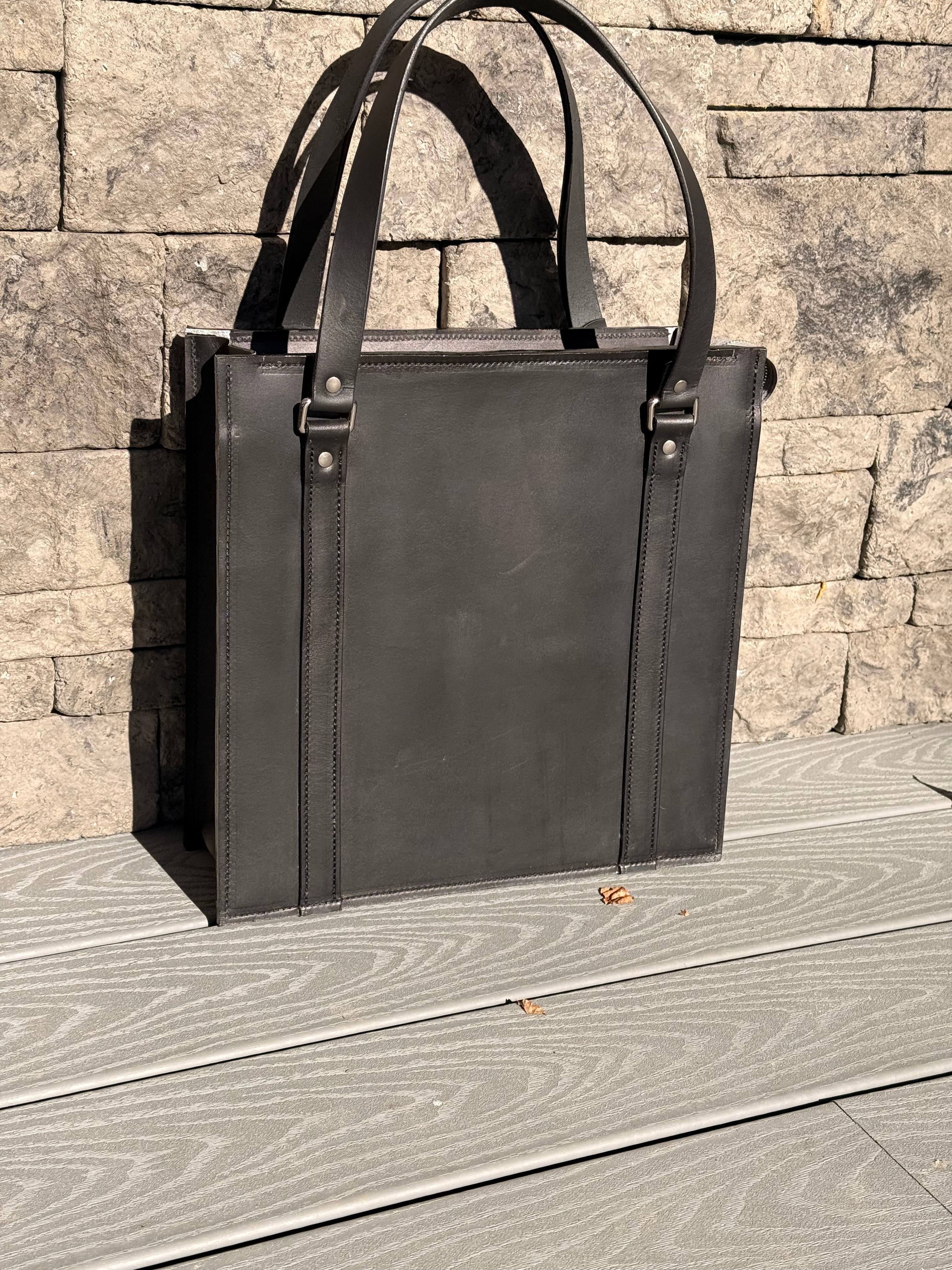 Black Bridle and Python Metropolitan Tote