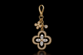 Crystal Clover Bag Charm