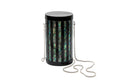 Nathalie Trad Alexis Clutch Bag-Black Tab Polish Shell and Paua Blue Shell Clutch With Brass Detail it has the Option to Come With or Without a Handcrafted Shell Chain Handle 