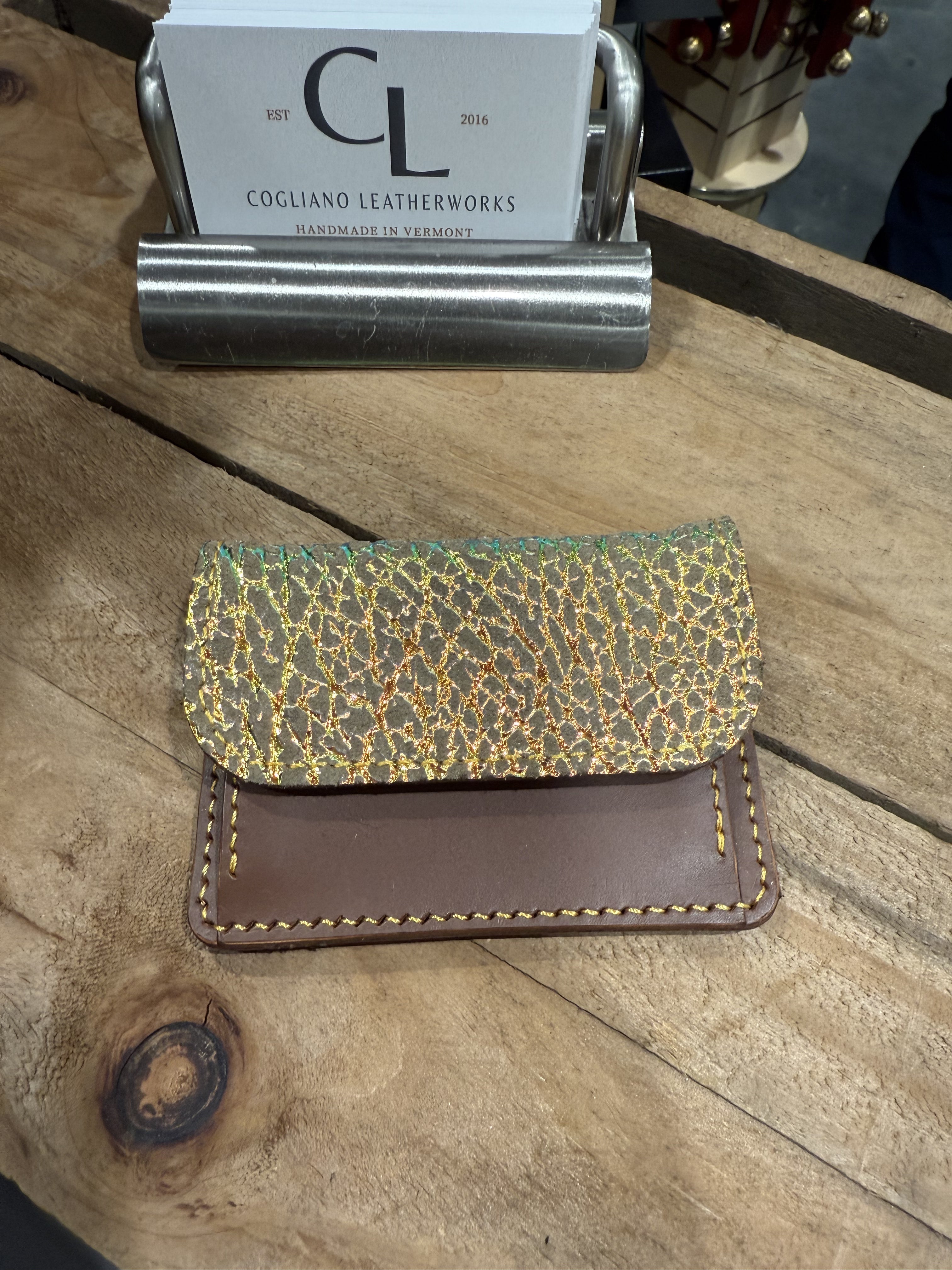 Gusset Snap Wallet