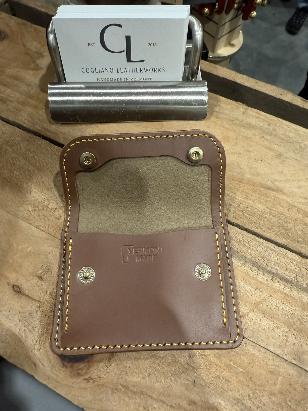 Gusset Snap Wallet