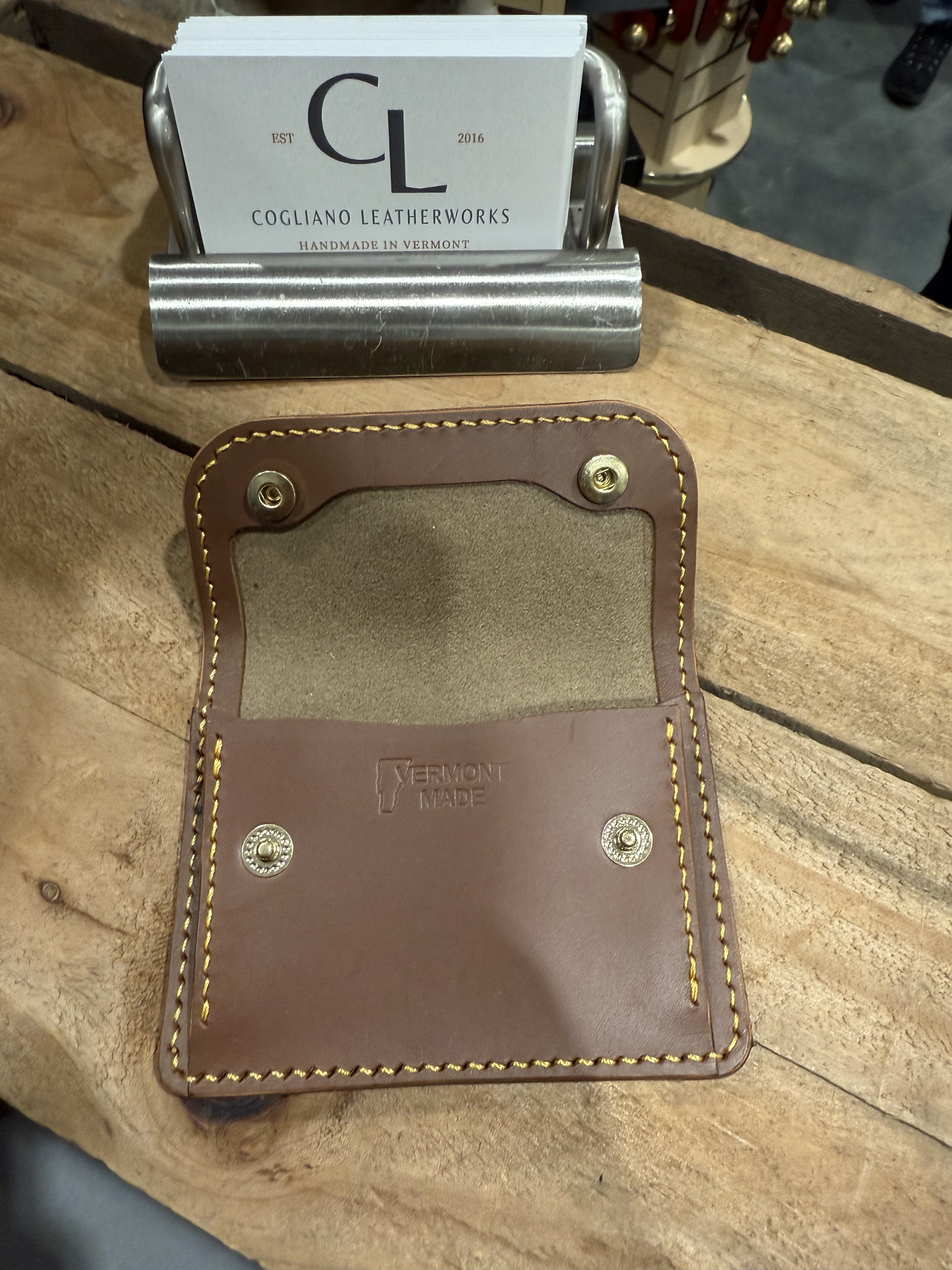 Gusset Snap Wallet