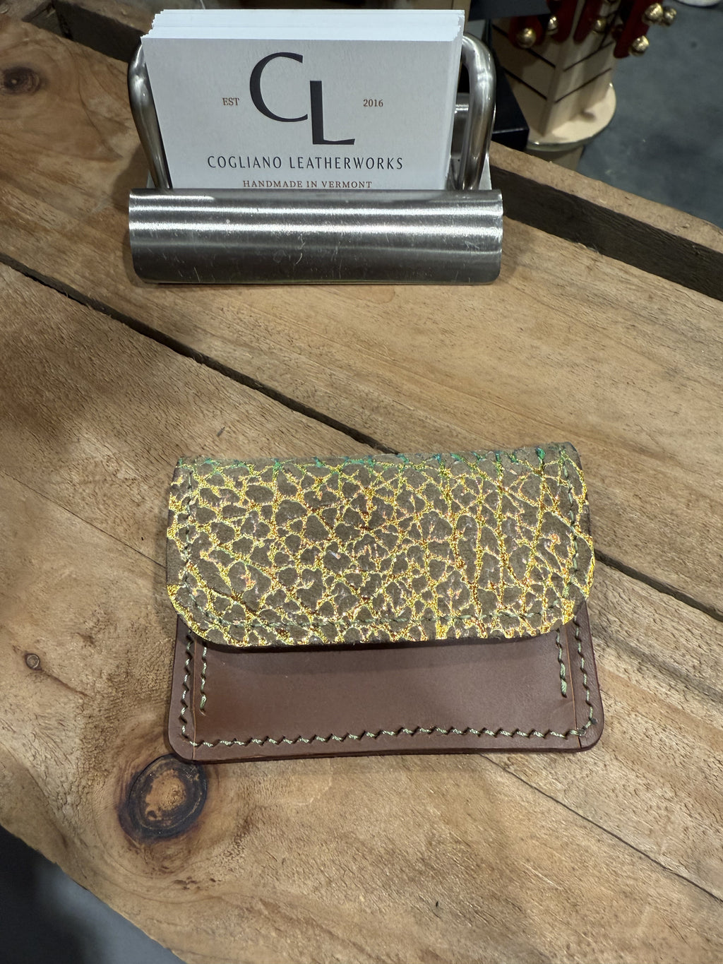 Gusset Snap Wallet