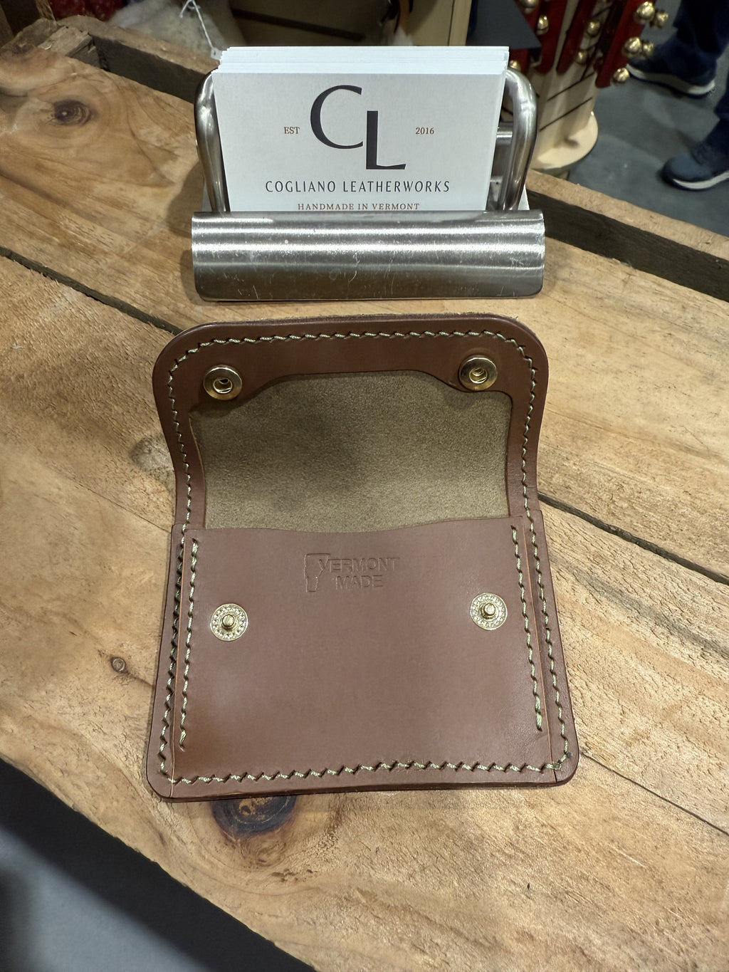 Gusset Snap Wallet