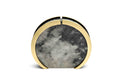Nathalie Trad Milo Clutch Bag-Goat Skin Leather x Brass