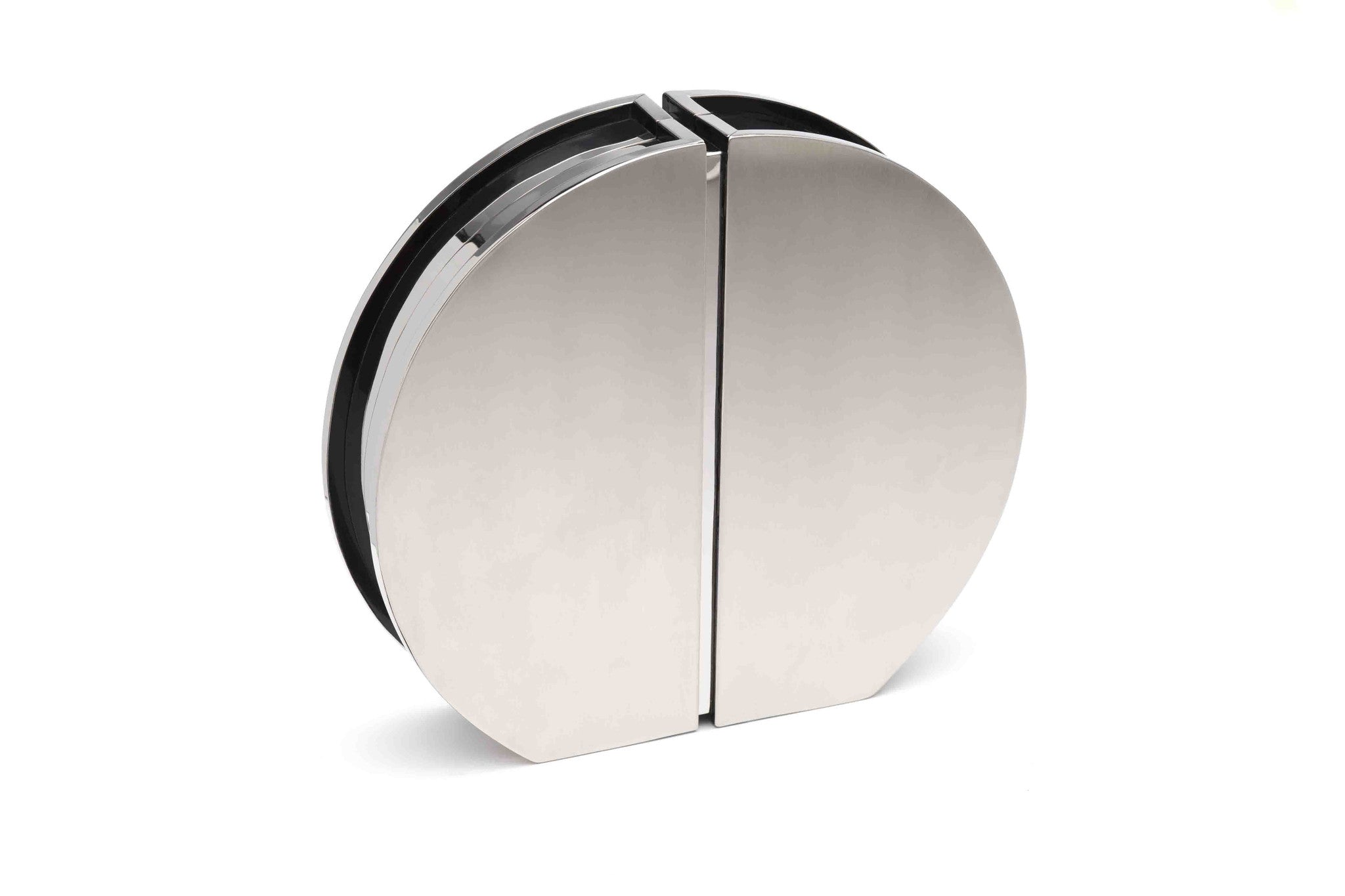 Nathalie Trad Milo Clutch Bag-Stainless Steel