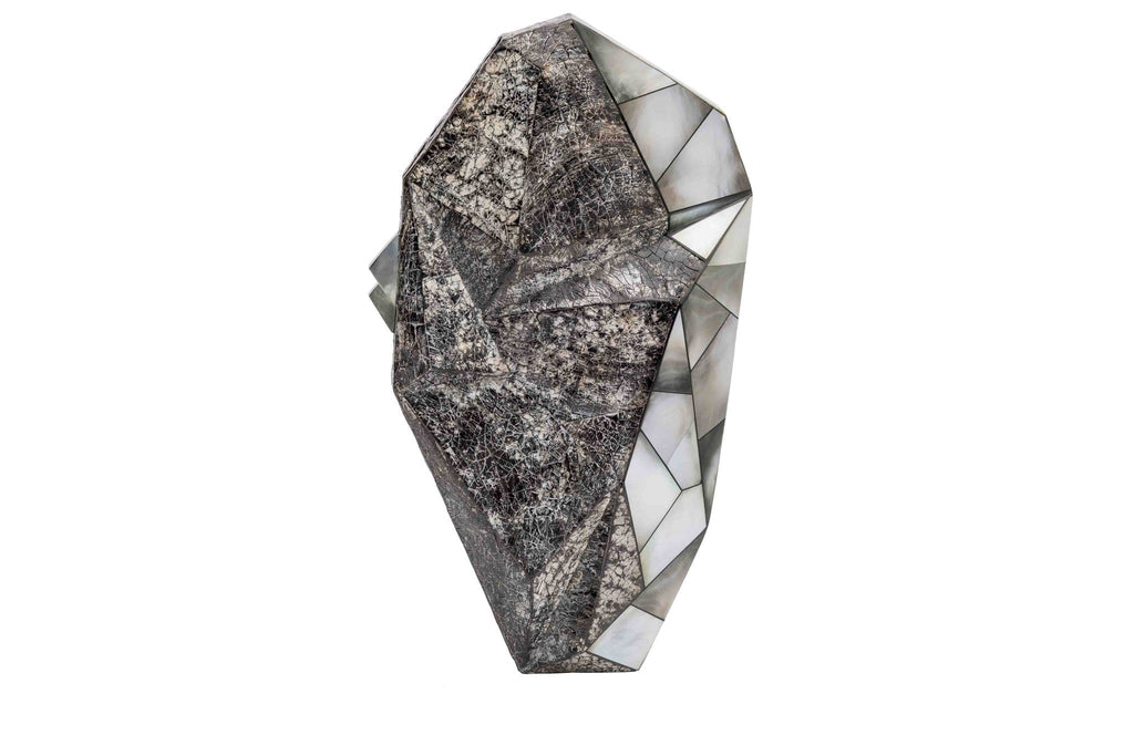 Nathalie Trad Polygonia Clutch Bag- Penshell and Black Lip Hayang shell.