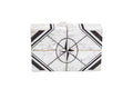 Nathalie Trad Zero I Clutch Bag- Mother Of Pearl x  Black Tab x  Brass